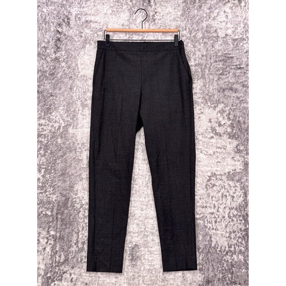 Epoque Evolution Pants 6 Womens Charcoal Gray Wool Pull On Trouser